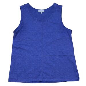 Habitat Pieced 100% Cotton Tank In Blue Sz S